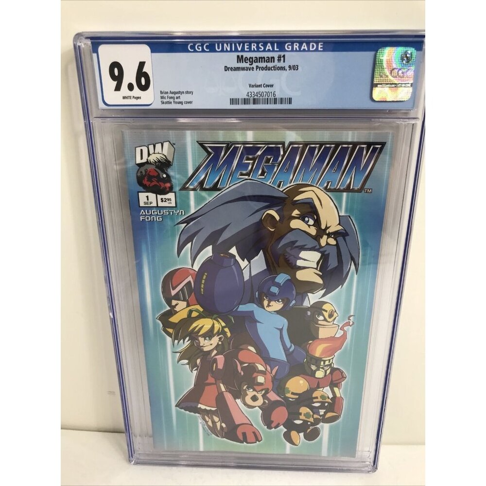 Megaman #1 Dreamwave Productions CGC 9.6 2003 Skottie Young Variant